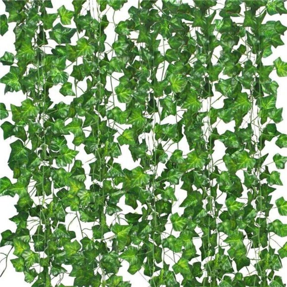 Artificial Ivy Vines 12 Pack Fake Hanging Garland Greenery Wall Room Decor
